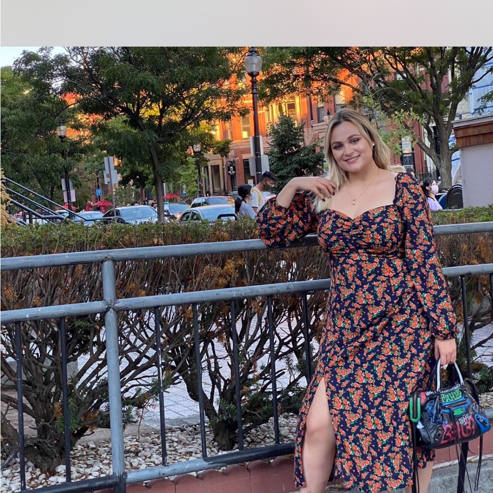 Floral Long Sleeve Dress